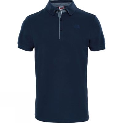 Polo The North Face Premium Piquet Hombre - Azul Marino - Chile KRW153429